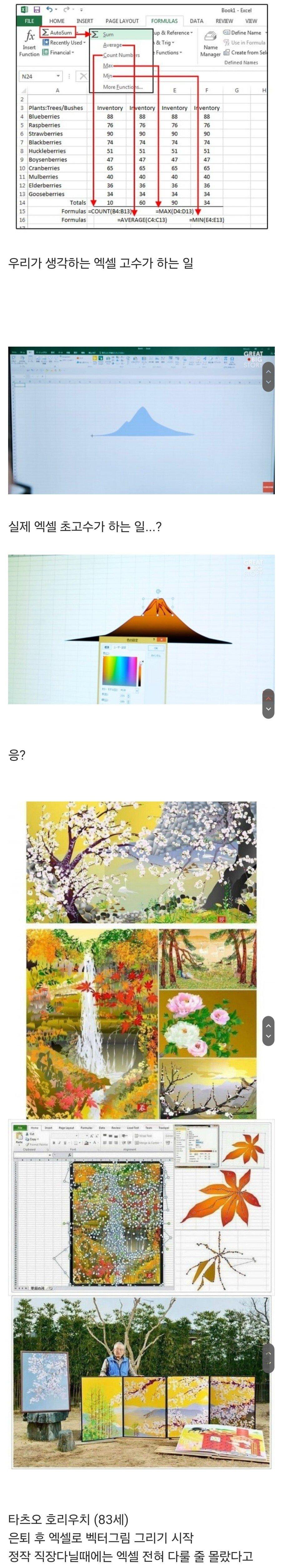 엑셀 작업 모음