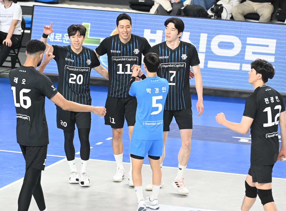 '챔프전 직행 예약' 현대캐피탈, 정규리그 1위 매직넘버 '12'
