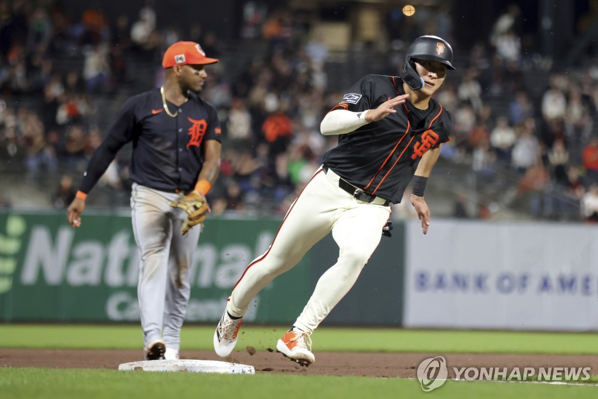 316일 만에 오라클 파크 돌아온 이정후, 1볼넷 1득점