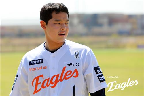 한화 문동주, 3월에 벌써 시속 159㎞…시범경기 1이닝 무실점(종합)
