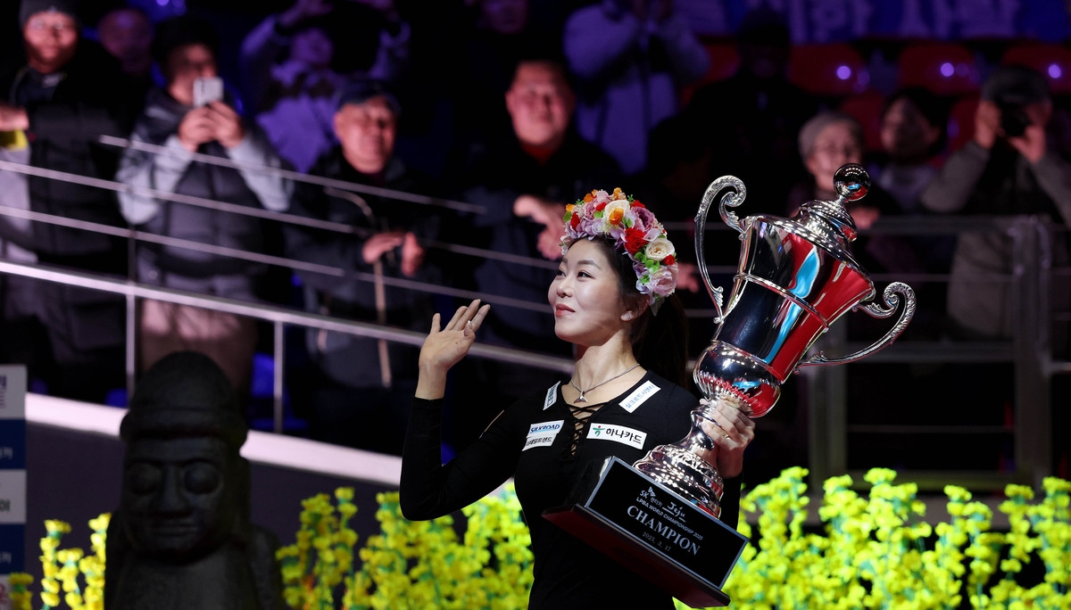 '여제' 김가영, 프로당구 월드챔피언십 제패…7연속 우승
