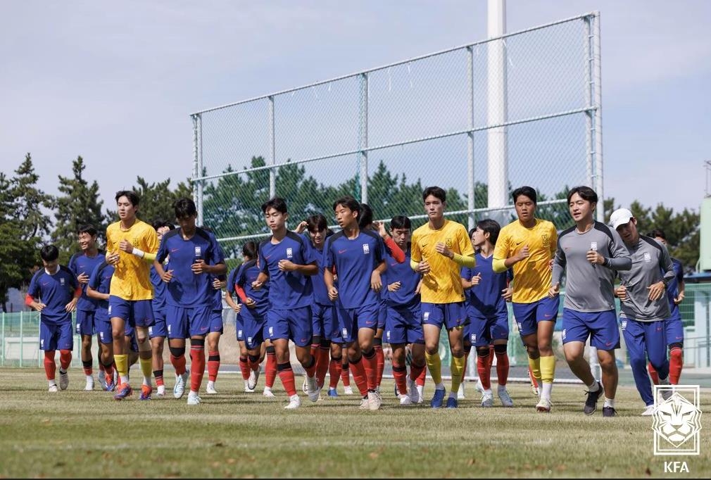 아시안컵 출격하는 U-17 축구대표팀, 소집 훈련 시작
