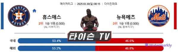 3월 30일 [MLB] 메이저리그 미국프로야구 해외야구 스포츠분석