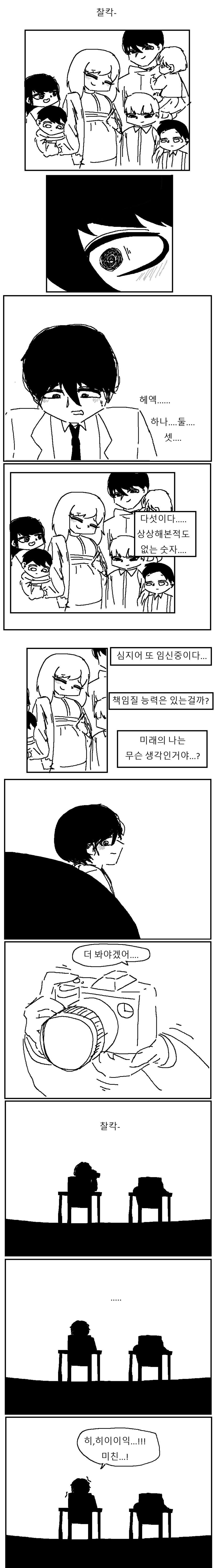 미래를 보는 카메라로 미래보는 만화