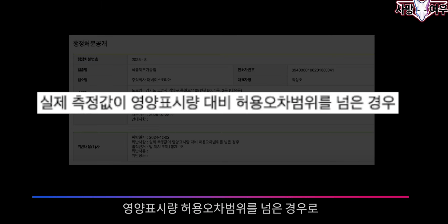 사망여우 저격 당했던 프로틴 빵 회사 근황 