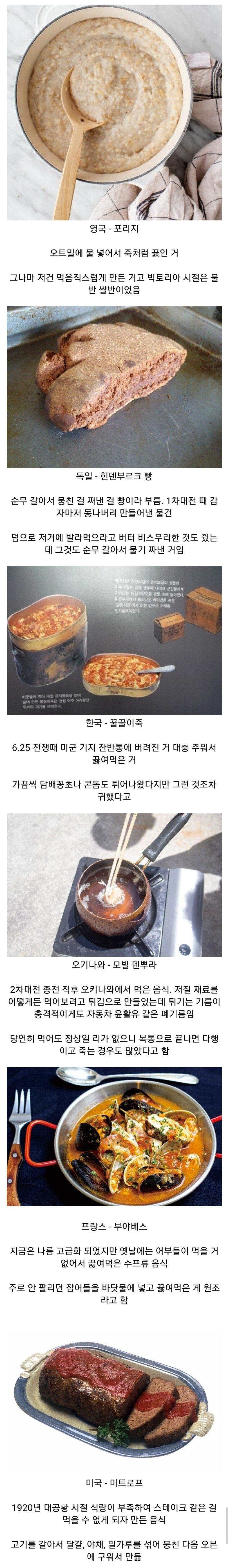 나라별  가난한 음식의 상징 jpg