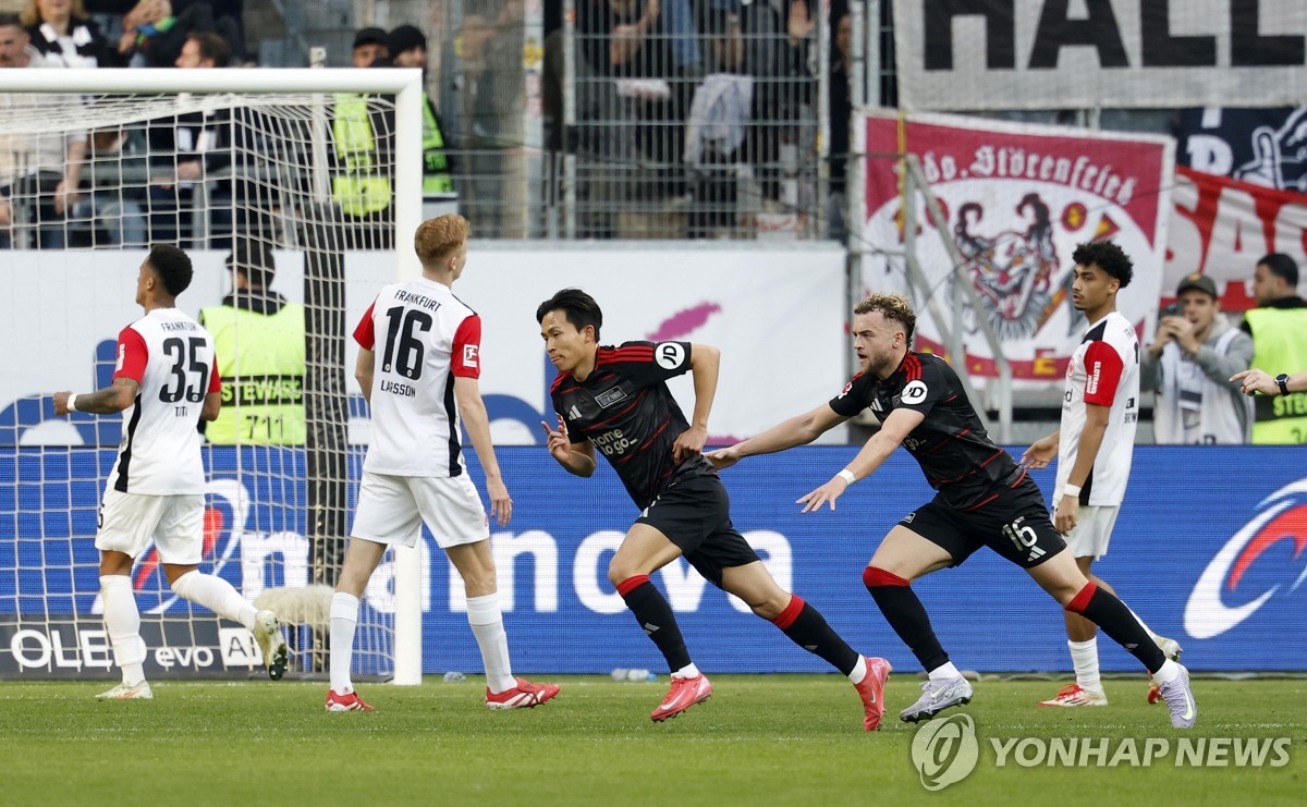 '정우영 역전 결승골' 우니온 베를린, 프랑크푸르트에 2-1 승리