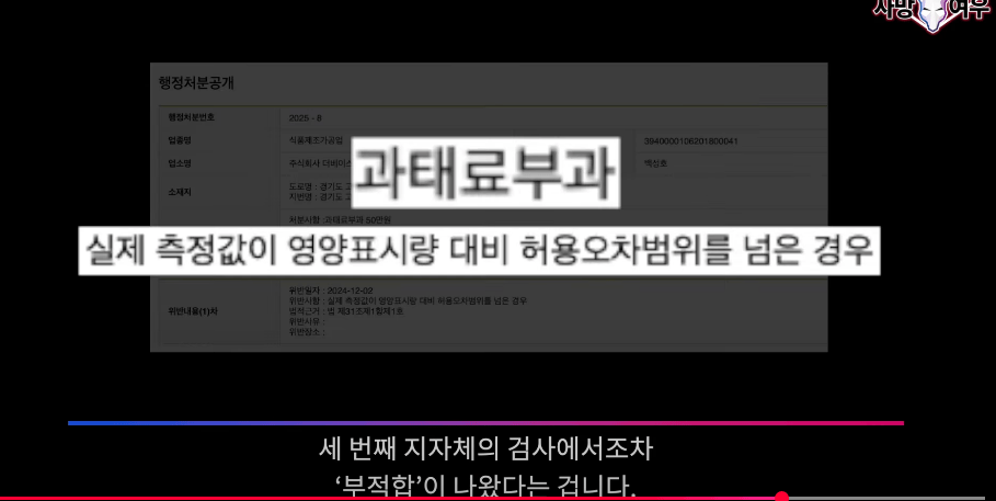 사망여우 저격 당했던 프로틴 빵 회사 근황 
