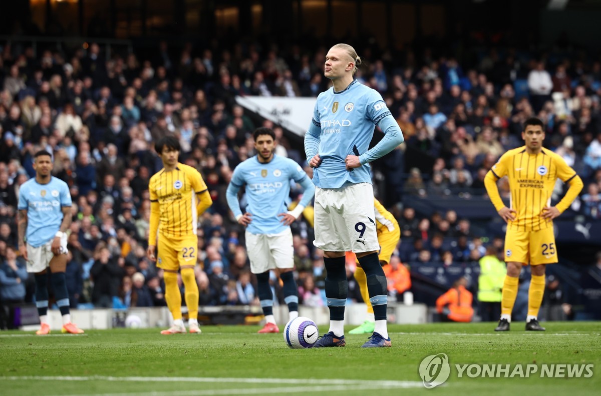 맨시티 홀란, EPL 역대 최소 경기 공격포인트 100개 달성