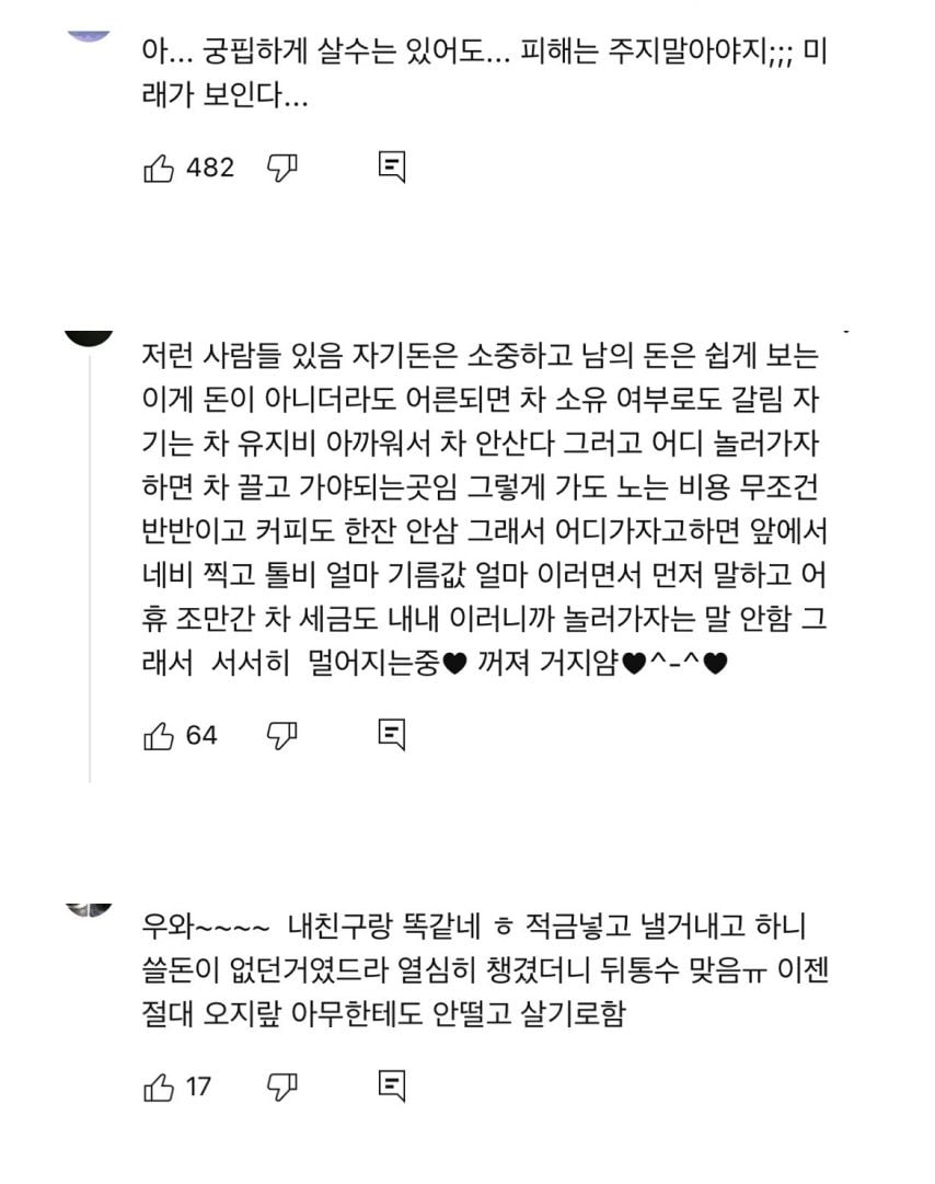 [기타] 	        맨날 돈 없다는 친구에게 1년동안 밥 샀더니 생긴 일.jpg