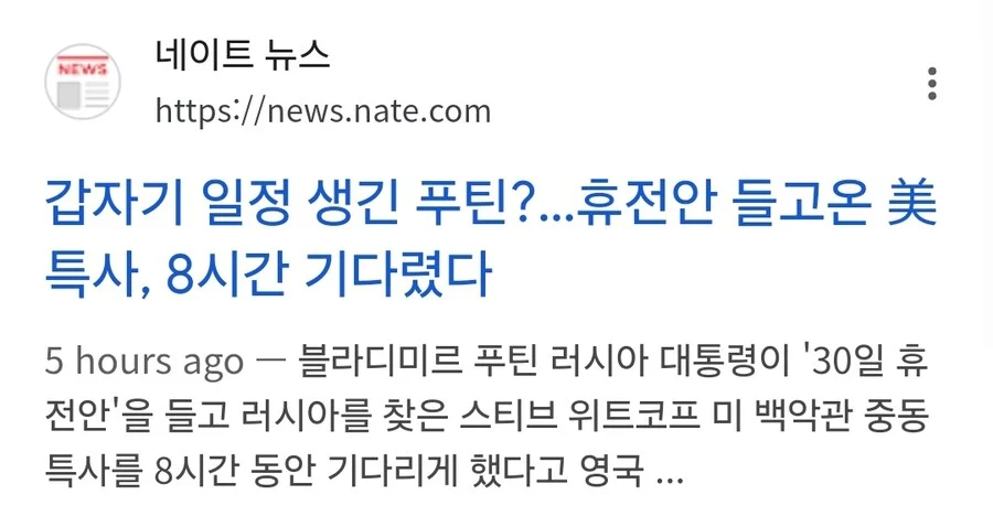 푸틴 타임