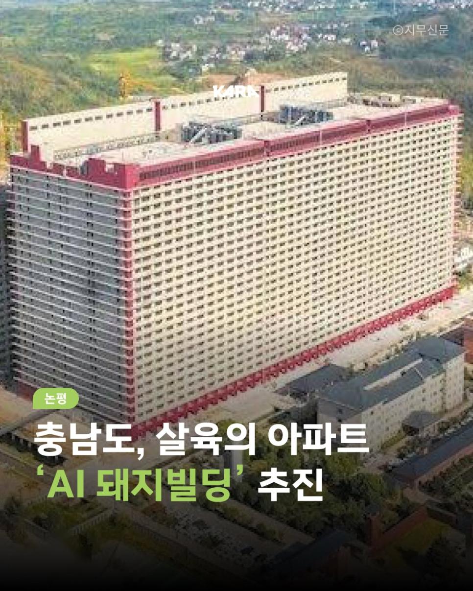 충남 '돼지빌딩' 추진...동물단체 반발