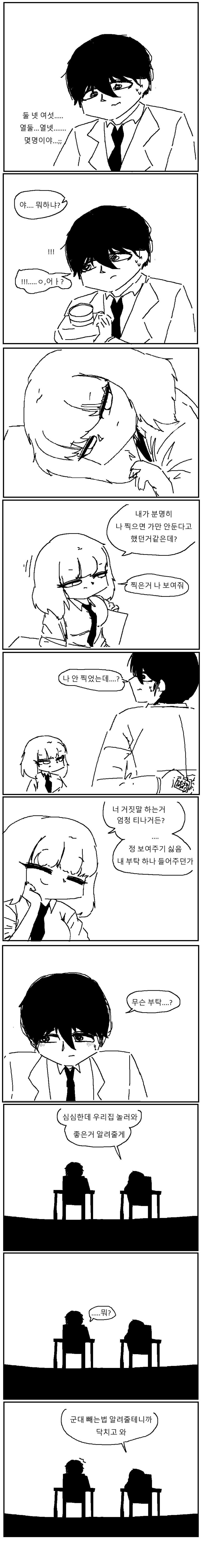 미래를 보는 카메라로 미래보는 만화