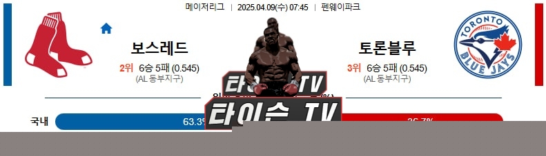 4월 9일 [MLB] 메이저리그 미국프로야구 해외야구 스포츠분석