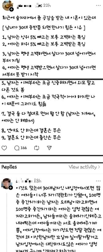 남녀가 나이들수록 서로 만나기 힘든 이유 