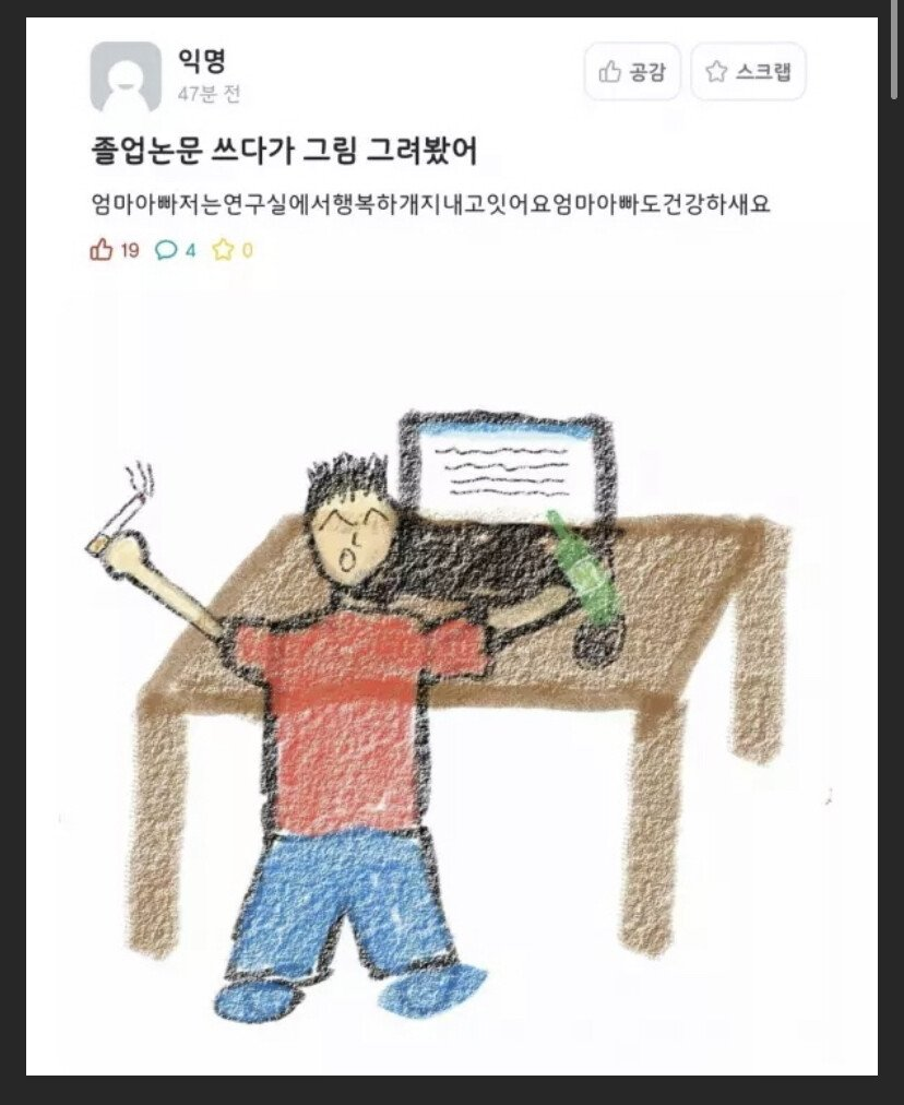 졸업논문쓰던 대학원생의 일기