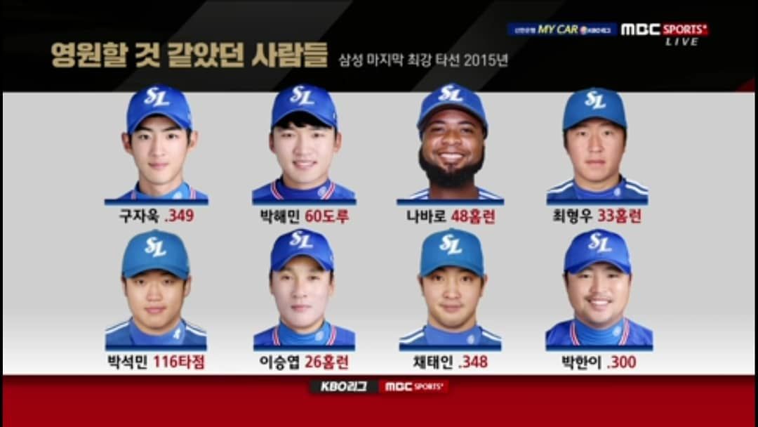 KBO 역대 최고의 팀이었던 그 시절.....jpg