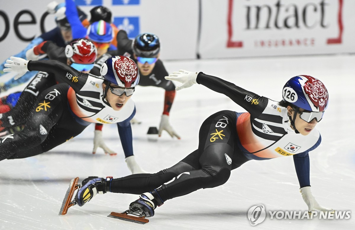 쇼트트랙 악동 김건우, 월드컵 1,500ｍ 우승…연속 대회 금메달