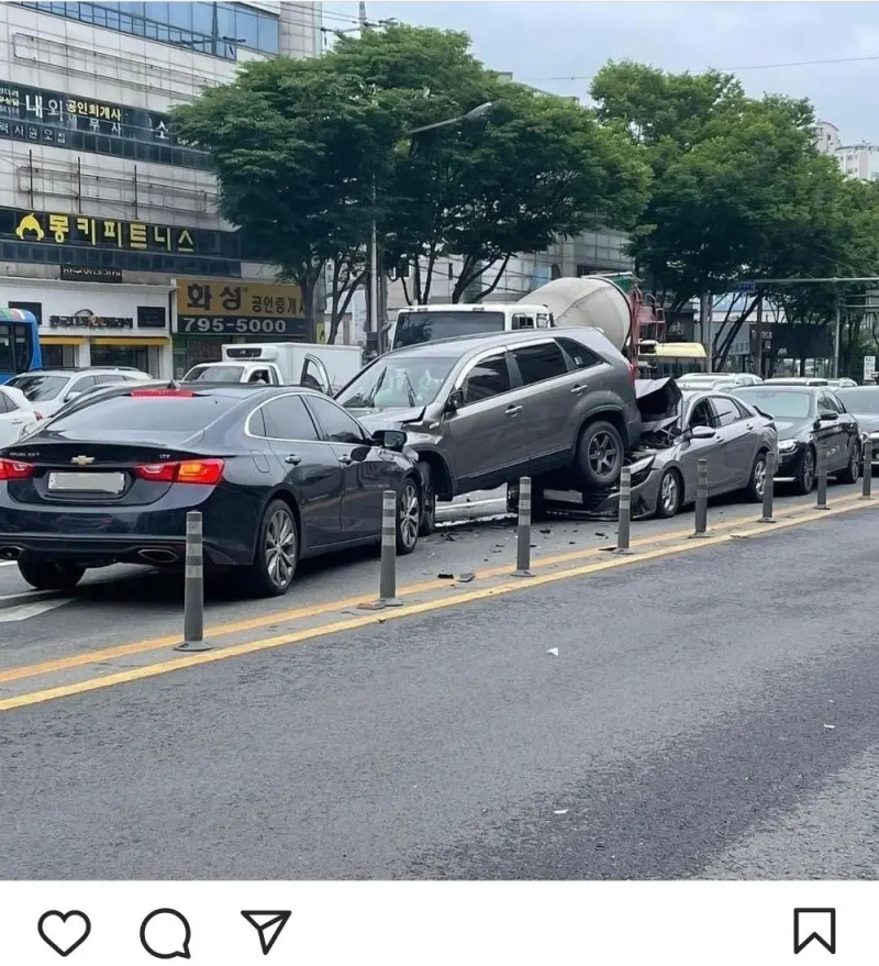 오늘자 대구 교통사고