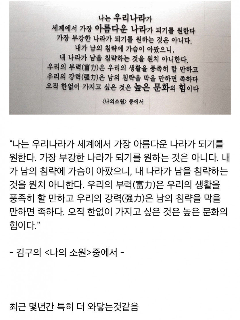 파친코 보고 다시 한번 생각난 김구 선생님의 말