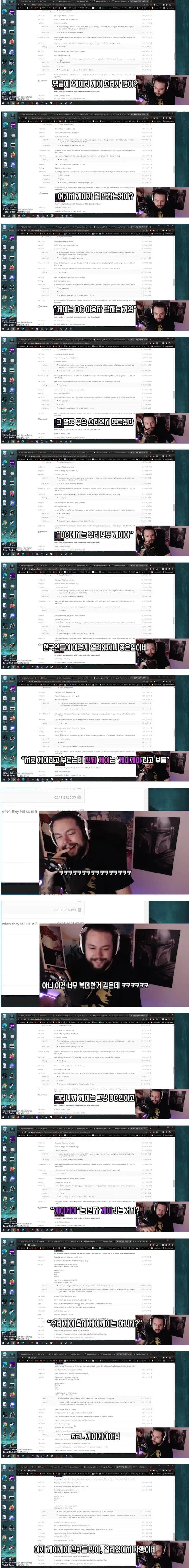 디시에 들어간 외국인 스트리머