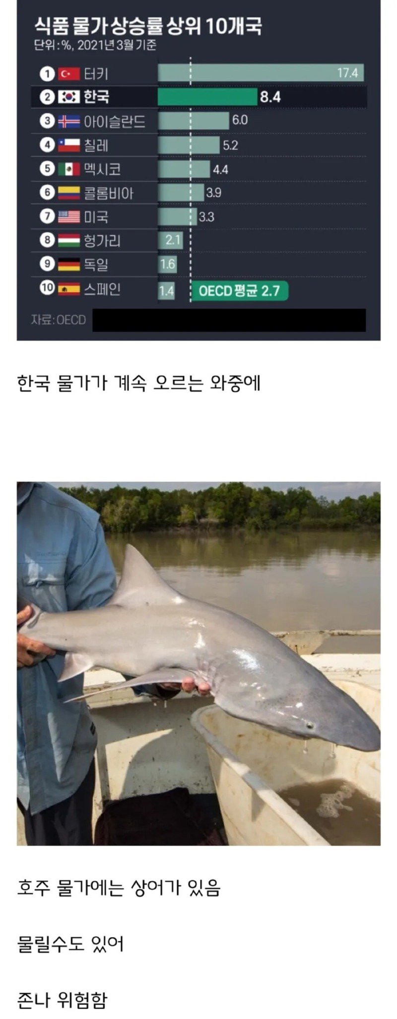 한국보다 살벙한 호주 물가