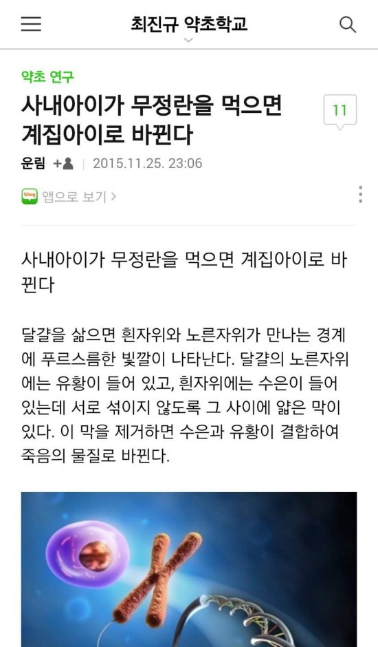 기적의 보추 만드는법
