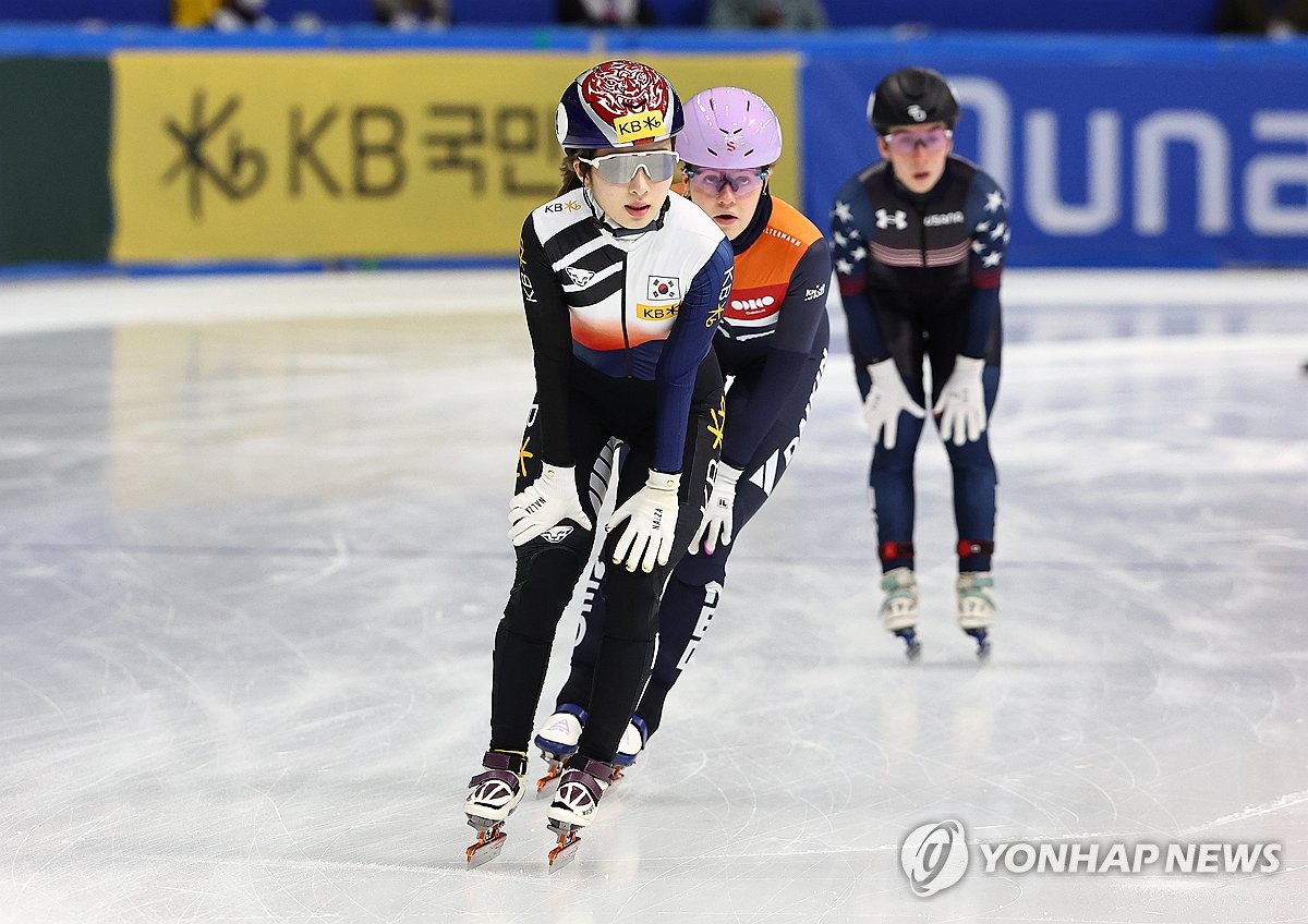 세계랭킹 1위 김길리, 쇼트트랙 월드컵 서울 대회 1,500ｍ 우승