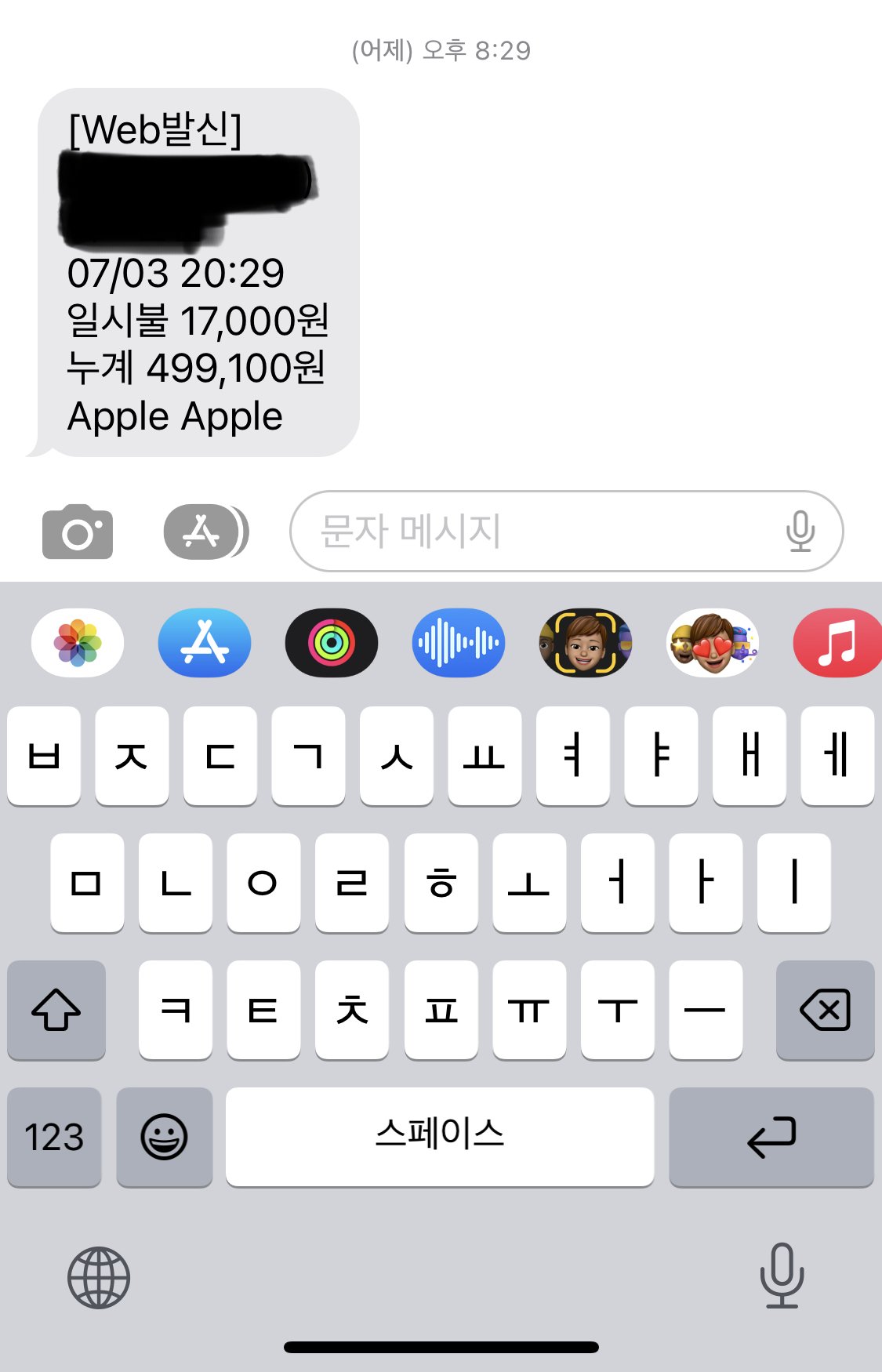 뜬금없이 Apple에서 결제가 됐는데 이게 뭐임?