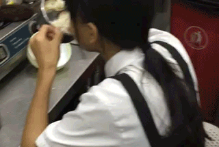 알바녀 밥반찬
