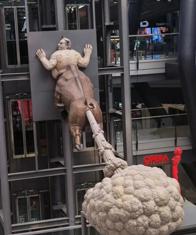 항문에서 브로콜리 자람
