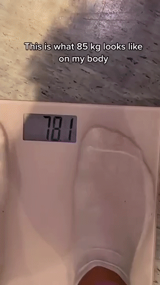 85kg이 넘는 처자
