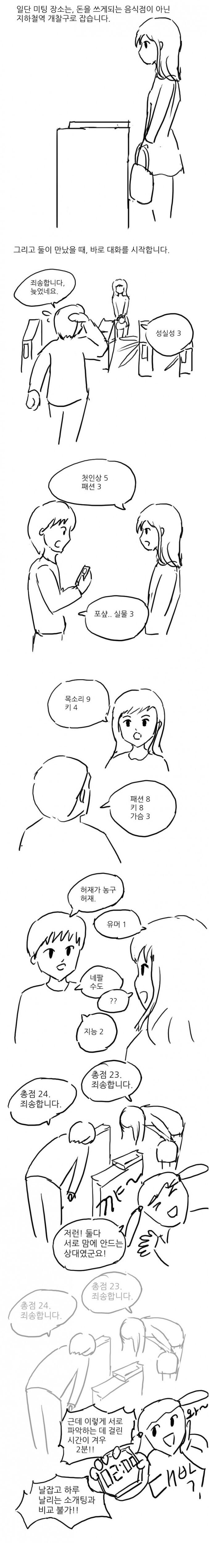 싱글벙글 소개팅