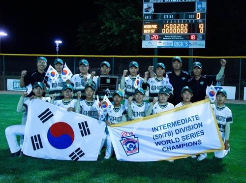 한국 리틀야구, 2022 인터미디어트 월드시리즈 결승 진출