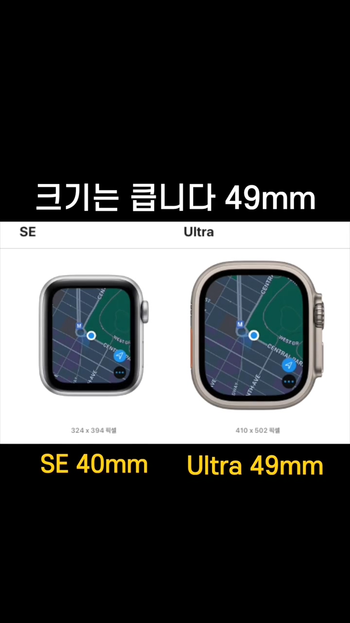 애플워치 울트라 기능(스압)