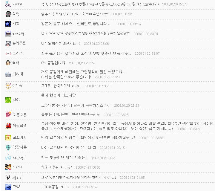 한국에서 태어난 걸 한탄하는 덕후