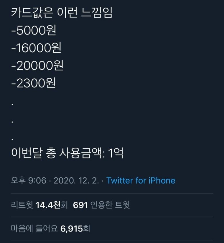 카드값은 이런 느낌임