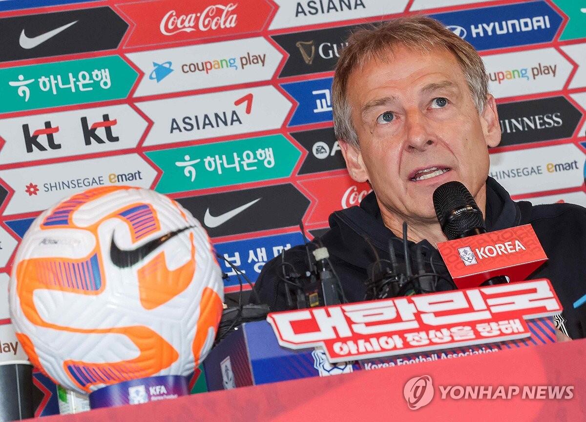클린스만 감독 