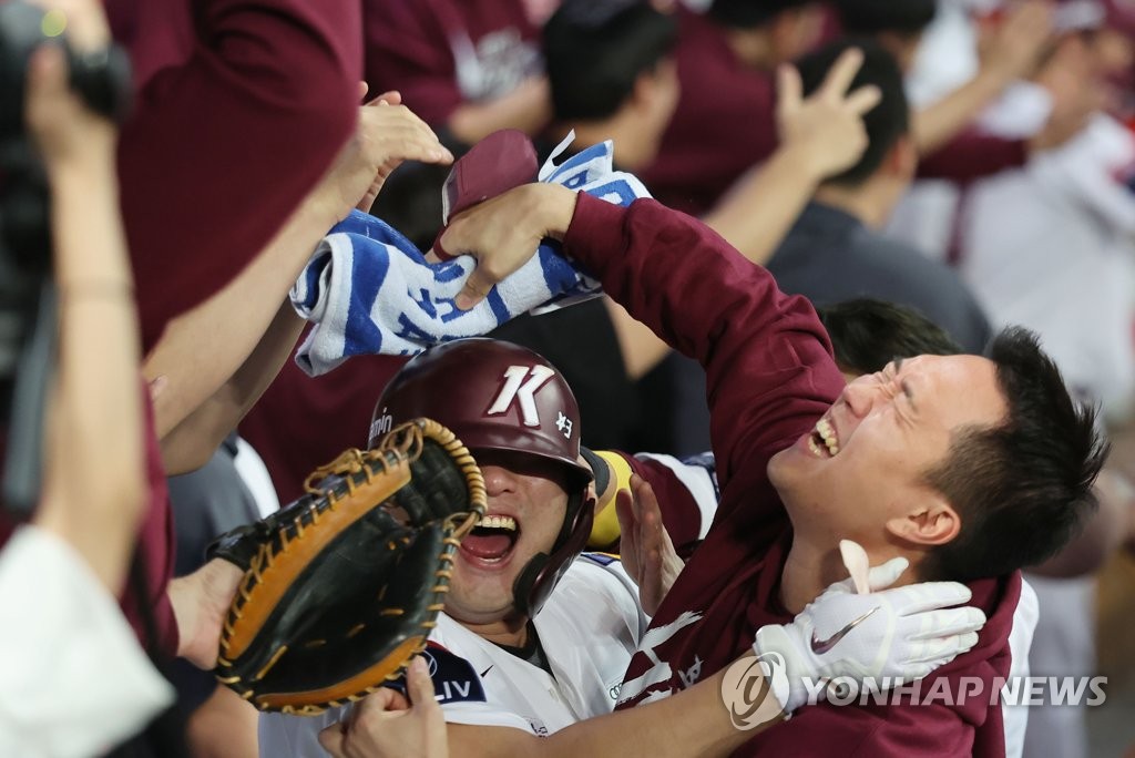 '임지열 쐐기 2점포' 키움, kt 뿌리치고 준PO 1차전 기선 제압(종합)