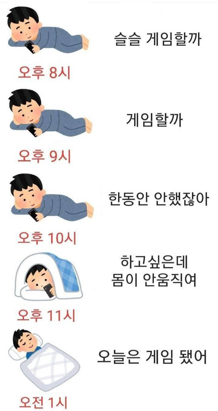 나이들면 게임 안 하는 이유