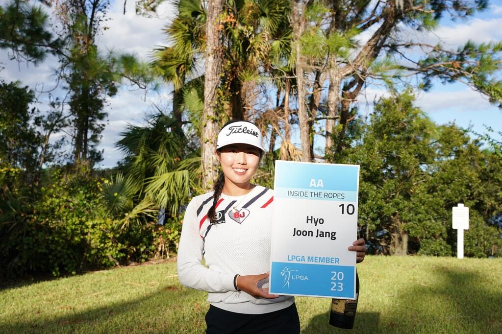 LPGA 2부 투어 상금 10위 장효준, 2023시즌 LPGA 투어 진출