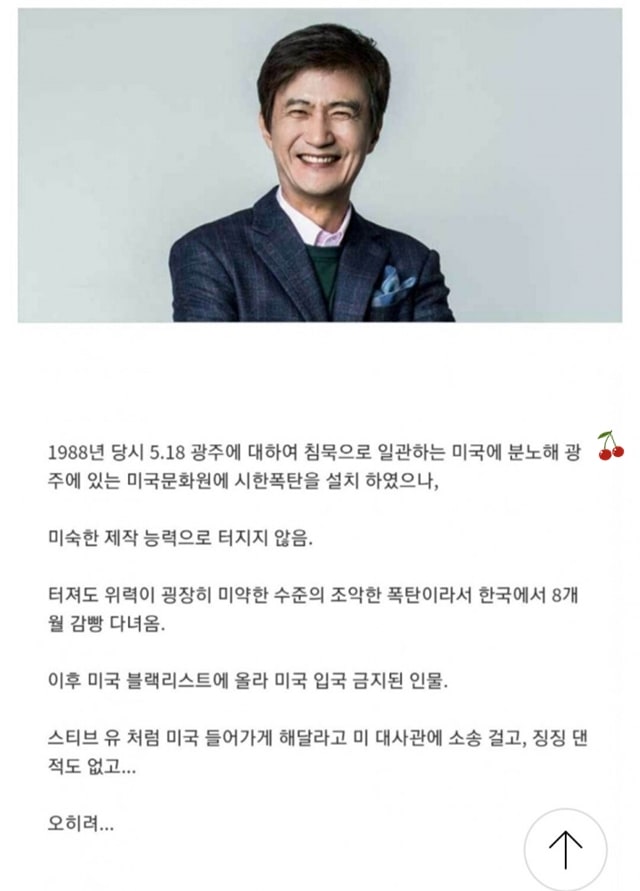 유승준과 반대로 미국 입국금지 당한 연예인