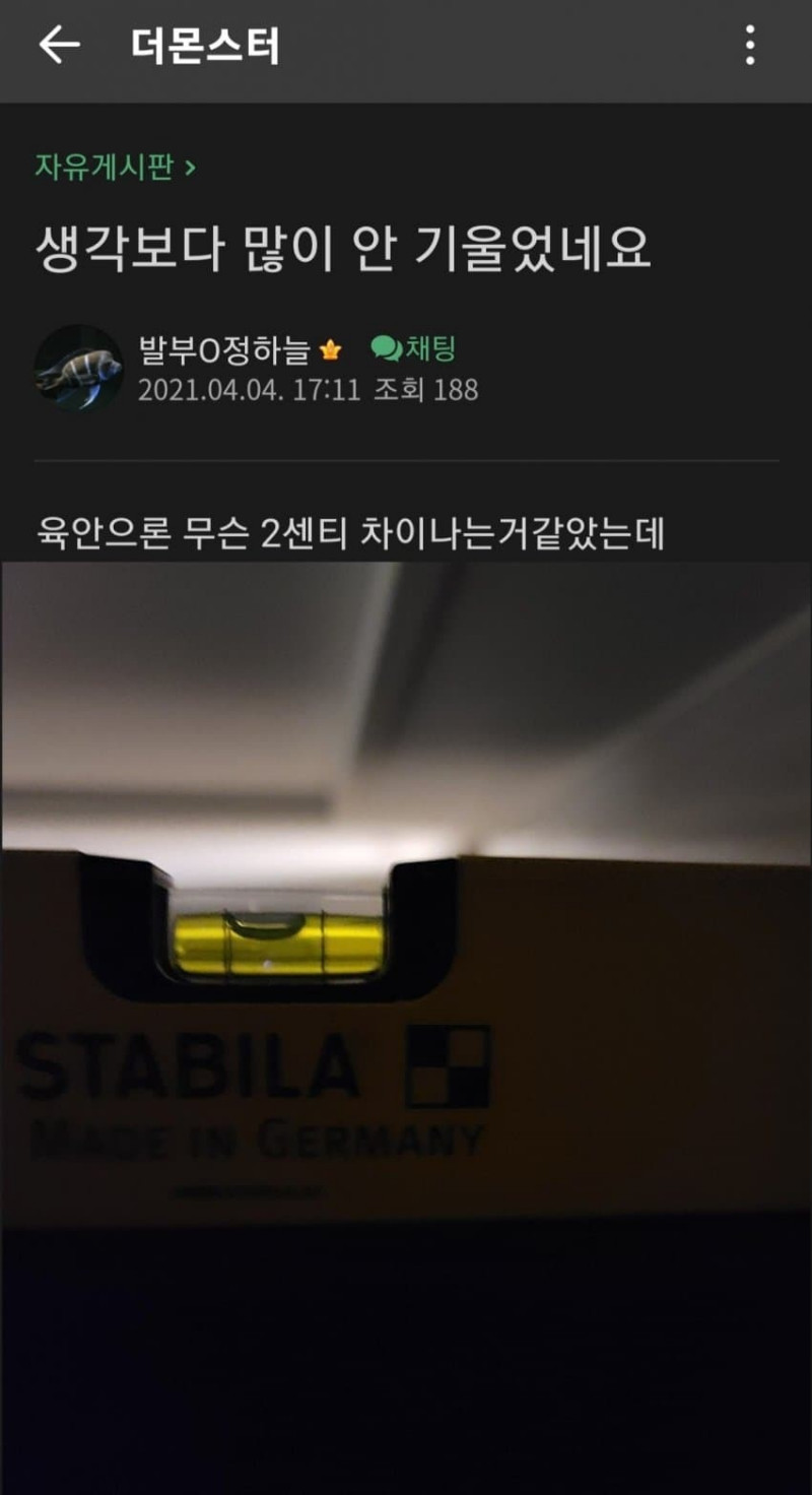 어항 터진거 재밌는거 보여줄까?