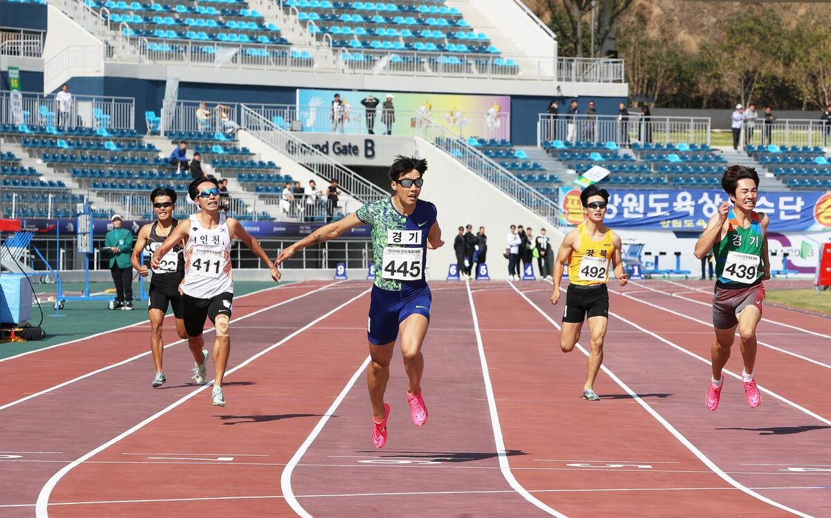 [전국체전] 이재성, 육상 대학부 단거리 2관왕…김국영보다 빨랐다