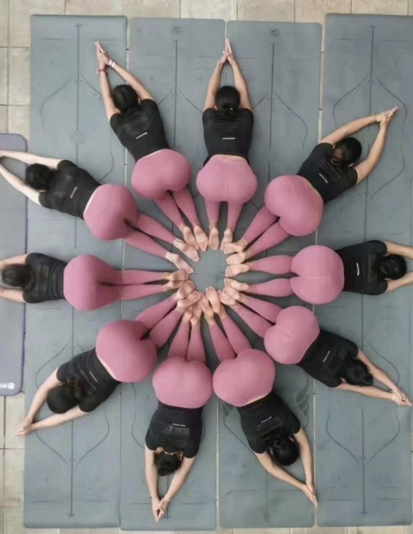 동탄 요가학원 강사들 단체 뒷태ㄷㄷ