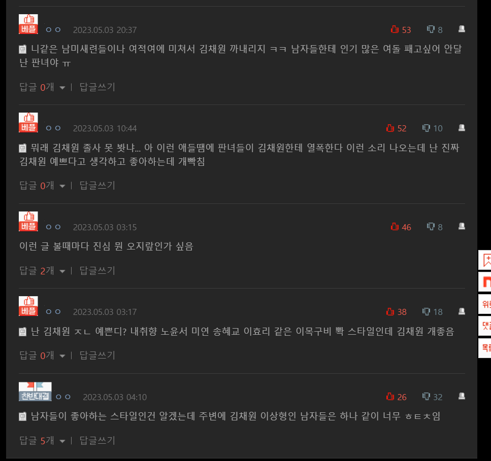 남자들 (르세라핌)김채원 좋아하는거 ㅈㄴ 이해 안간다는 판녀.jpg