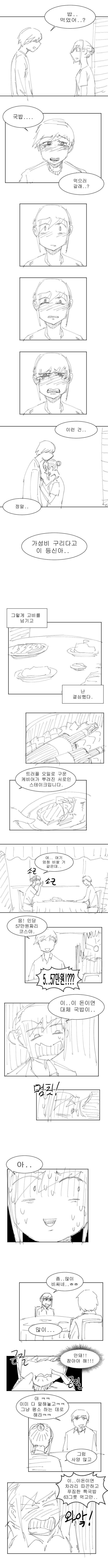 국밥충 여친 만화.manhwa