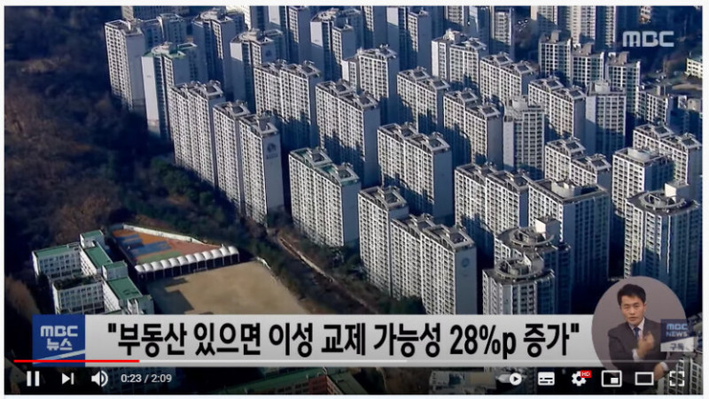 부동산 있으면 이성교제 가능성 28% 증가