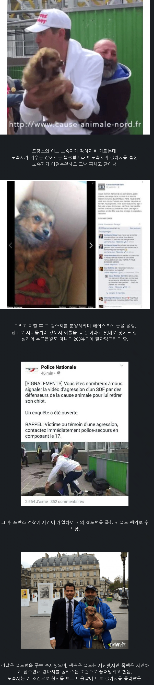 강아지가 불쌍하다며 빼앗아 간 프랑스의 동물단체