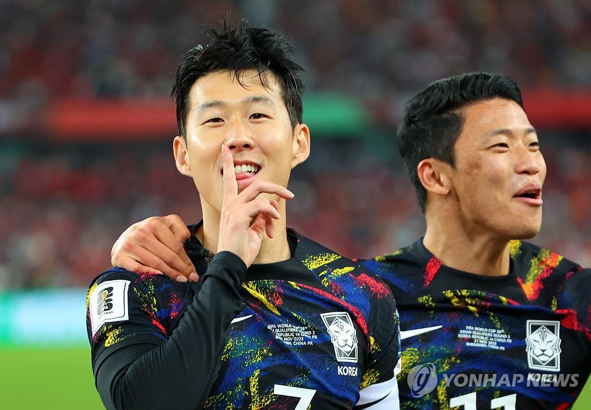 손흥민, A매치 40·41호골 폭발…2위 황선홍에 9골 차 '성큼'
